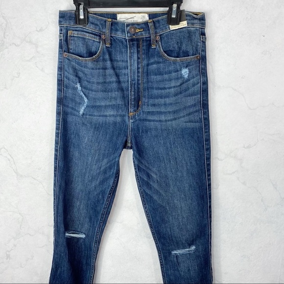 [A&F] High Rise Denim Skinny Jeans - Picture 2 of 5